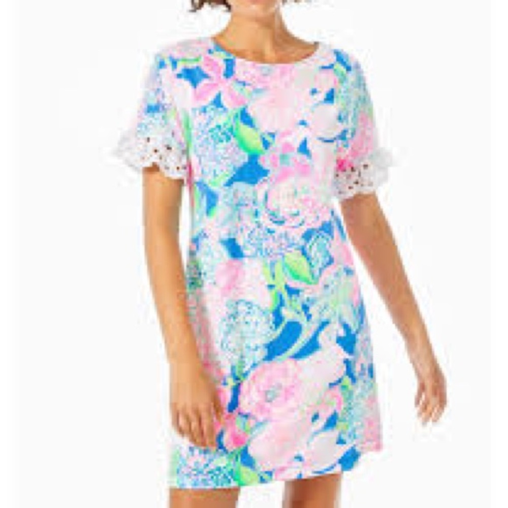 Lilly Pulitzer Helina Dress in Peony for Your Thoughts, small